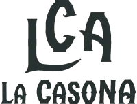 la casona logo negro